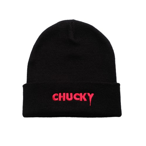 Front - Chucky Mens Logo Drip Beanie