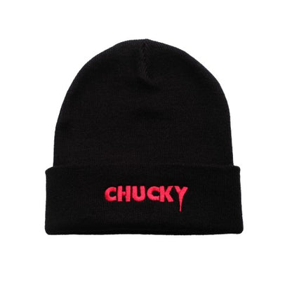 Front - Chucky Mens Logo Drip Beanie