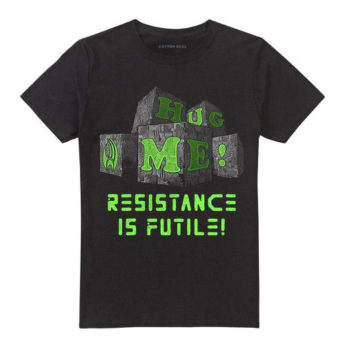 Front - Star Trek Unisex Adult Borg Blocks T-Shirt