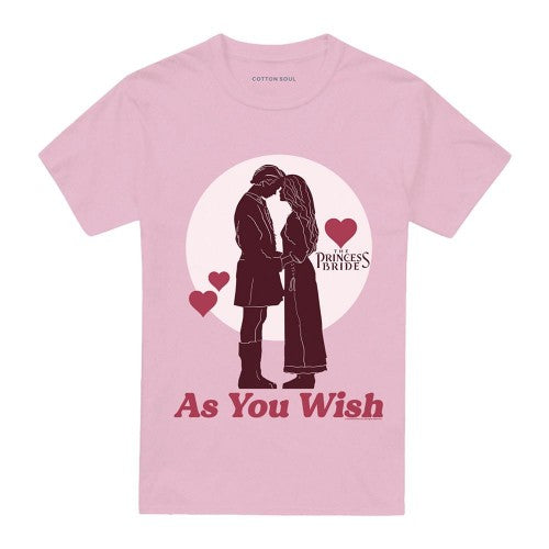 Front - The Princess Bride Unisex Adult As You Wish Valentine`s Day T-Shirt