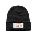Front - Back To The Future Mens Outatime License Plate Beanie