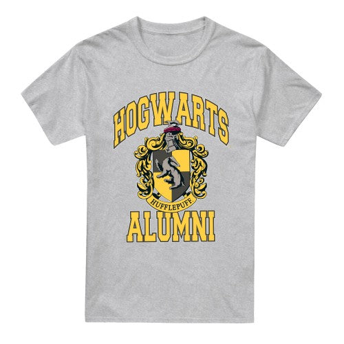 Front - Harry Potter Mens Alumni Hufflepuff T-Shirt