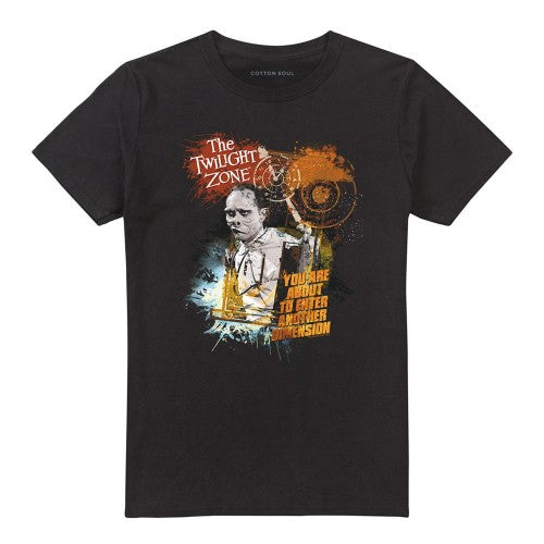 Front - The Twilight Zone Unisex Adult Enter At Own Risk T-Shirt