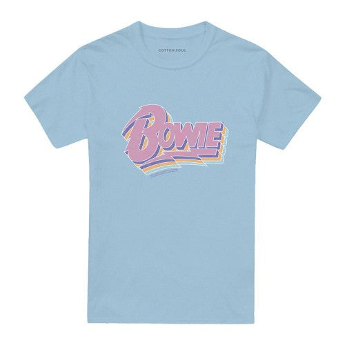 Front - David Bowie Unisex Adult Logo T-Shirt