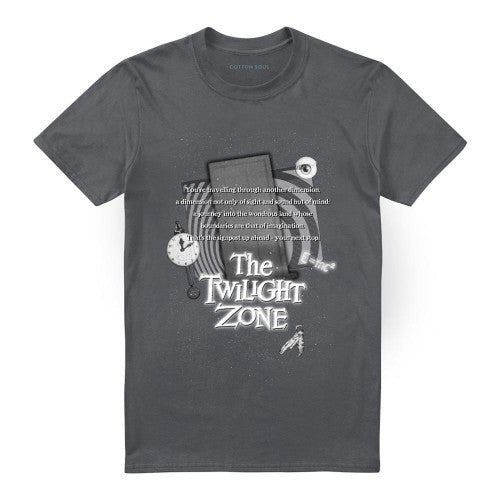 Front - The Twilight Zone Unisex Adult Monologue T-Shirt
