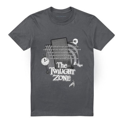 Front - The Twilight Zone Unisex Adult Monologue T-Shirt