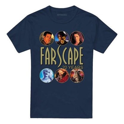 Front - Farscape Unisex Adult 20 Years T-Shirt