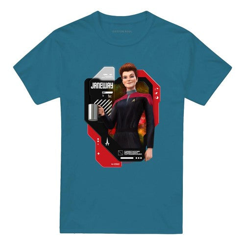 Front - Star Trek: Prodigy Unisex Adult Protostar´S Eth Kathryn Janeway Hologram T-Shirt