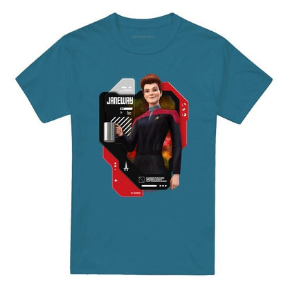 Front - Star Trek: Prodigy Unisex Adult Protostar´S Eth Kathryn Janeway Hologram T-Shirt
