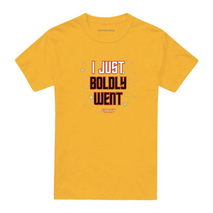 Front - Star Trek Unisex Adult I Just Boldly Went T-Shirt
