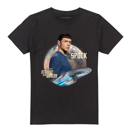 Front - Star Trek: Strange New Worlds Unisex Adult Spock T-Shirt