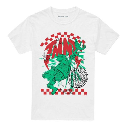 Front - Teenage Mutant Ninja Turtles: Mutant Mayhem Unisex Adult Raphael Pizza T-Shirt