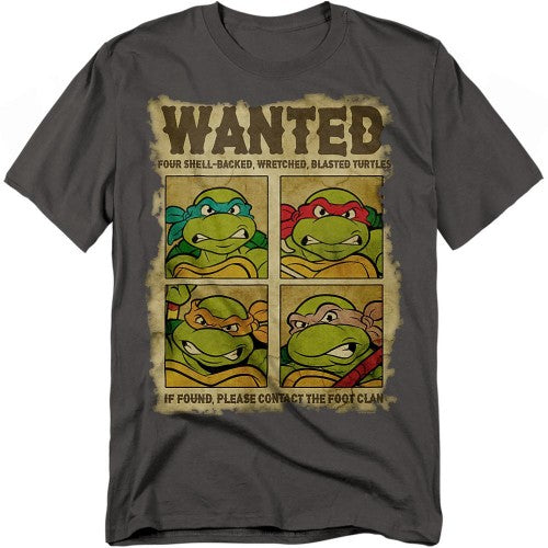 Front - Teenage Mutant Ninja Turtles Unisex Adult Shredder´s Most Wanted T-Shirt