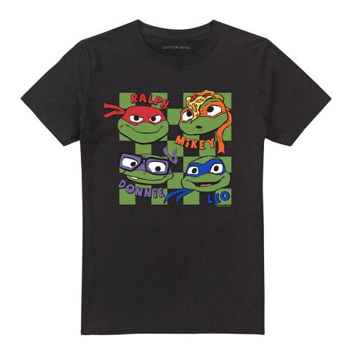 Front - Teenage Mutant Ninja Turtles: Mutant Mayhem Unisex Adult Turtle Heads T-Shirt