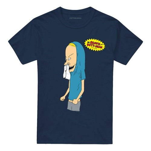 Front - Beavis & Butthead Unisex Adult Toilet Paper For Carnholio T-Shirt
