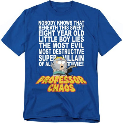 Front - South Park Unisex Adult Professor Chaos T-Shirt
