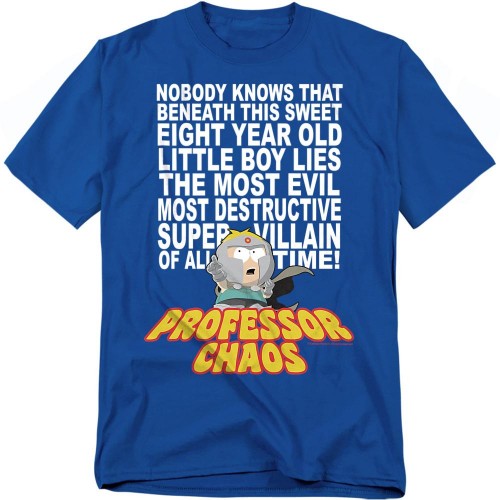 Front - South Park Unisex Adult Professor Chaos T-Shirt