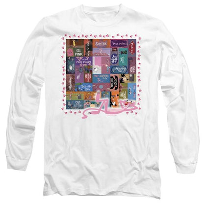 Front - Pink Panther Unisex Adult Titles Long-Sleeved T-Shirt