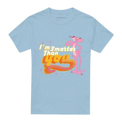 Front - Pink Panther Unisex Adult I´m Smarter Than You T-Shirt