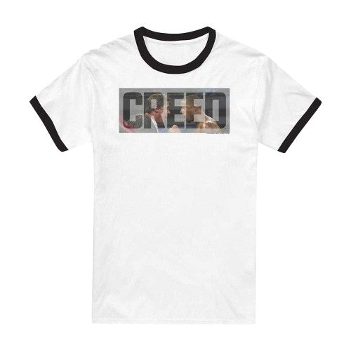 Front - Creed Unisex Adult Pep Talk Ringer T-Shirt
