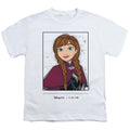 Front - Frozen Childrens/Kids 100th Anniversary Edition Anna T-Shirt