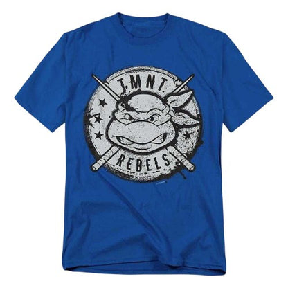 Front - Teenage Mutant Ninja Turtles Unisex Adult Rebels Distressed Logo T-Shirt