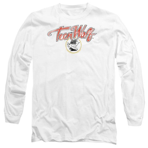 Front - Teen Wolf Unisex Adult Poster Logo Long-Sleeved T-Shirt
