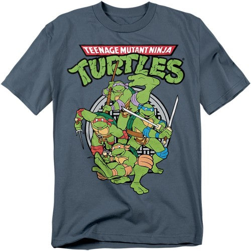 Front - Teenage Mutant Ninja Turtles Unisex Adult Group T-Shirt