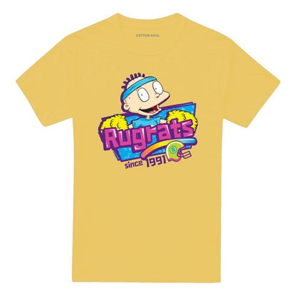 Front - Rugrats Unisex Adult Tommy Cheerleader T-Shirt