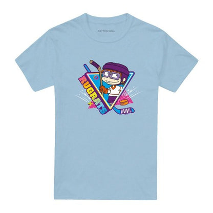 Front - Rugrats Unisex Adult Chucky Hockey T-Shirt