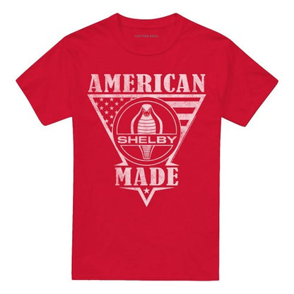 Front - Carroll Shelby Unisex Adult American Made Flag T-Shirt