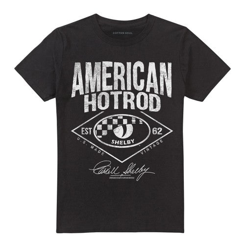 Front - Carroll Shelby Unisex Adult American Hotrod T-Shirt