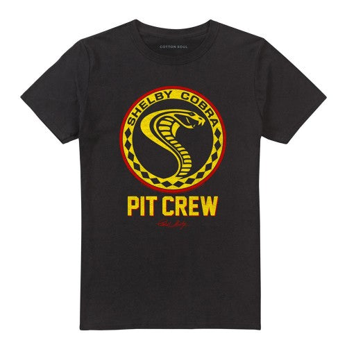 Front - Carroll Shelby Unisex Adult Pit Crew Vintage T-Shirt