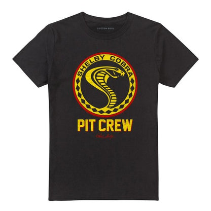 Front - Carroll Shelby Unisex Adult Pit Crew Vintage T-Shirt