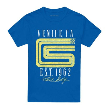 Front - Carroll Shelby Unisex Adult CS Venice Logo T-Shirt