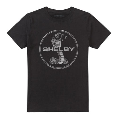 Front - Carroll Shelby Unisex Adult One Color Cobra T-Shirt