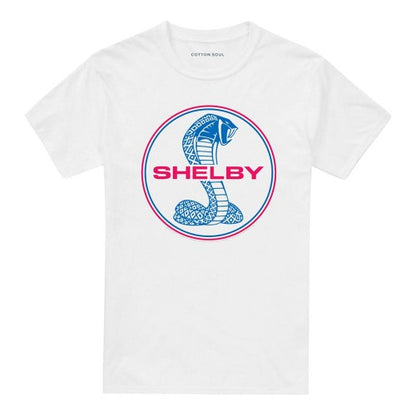 Front - Carroll Shelby Unisex Adult Circle Logo T-Shirt