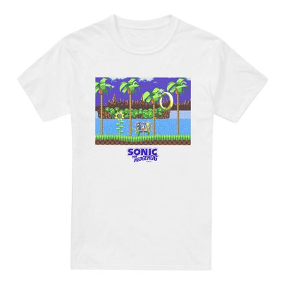 Front - Sonic The Hedgehog Mens End Level T-Shirt