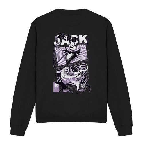 Front - The Nightmare Before Christmas Unisex Adult Pumpkin King Fear Fest Sweatshirt