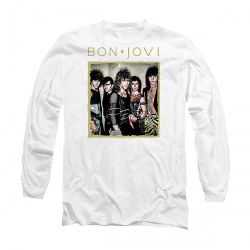 Front - Bon Jovi Unisex Adult Framed Long-Sleeved T-Shirt