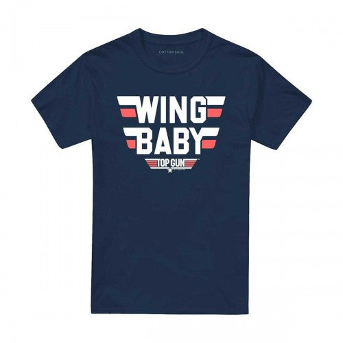 Front - Top Gun Unisex Adult Wing Baby T-Shirt