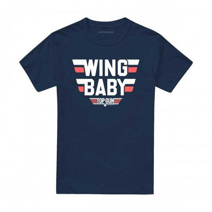 Front - Top Gun Unisex Adult Wing Baby T-Shirt
