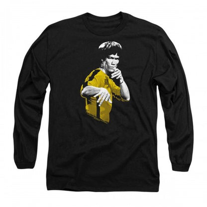 Front - Bruce Lee Unisex Adult Suit Of Death Long-Sleeved T-Shirt