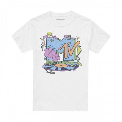 Front - MTV Unisex Adult Hibiscus Love T-Shirt
