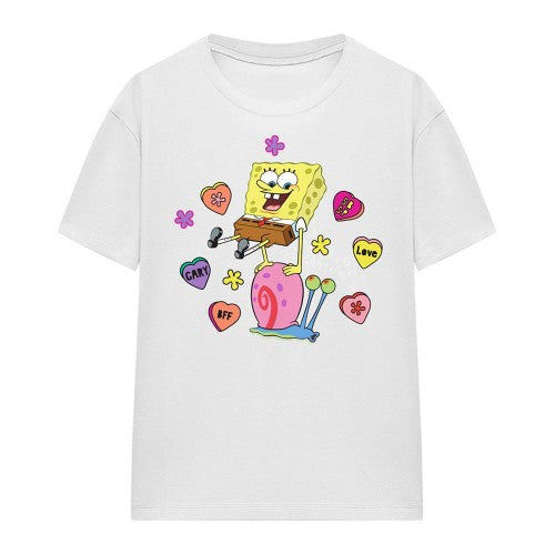 Front - Paw Patrol Womens/Ladies Valentine´S Candy Hearts Gary T-Shirt
