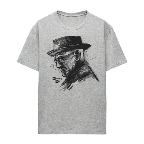 Front - Breaking Bad Womens/Ladies Heisenberg Sketch T-Shirt