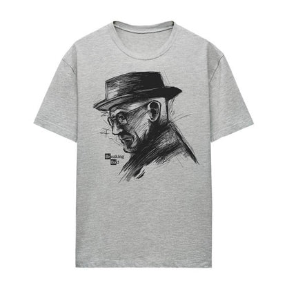 Front - Breaking Bad Womens/Ladies Heisenberg Sketch T-Shirt