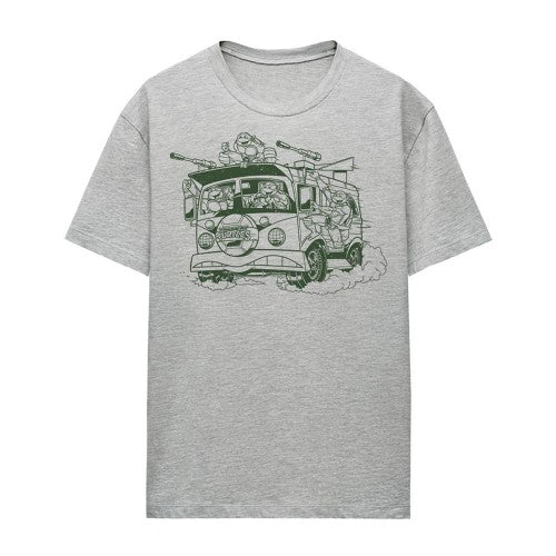Front - Teenage Mutant Ninja Turtles Womens/Ladies Radical Wagon T-Shirt