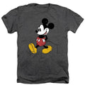 Front - Disney Mens Classic Walk Mickey Mouse Heather T-Shirt