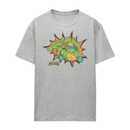 Front - Teenage Mutant Ninja Turtles Womens/Ladies Funny Face Turtles T-Shirt